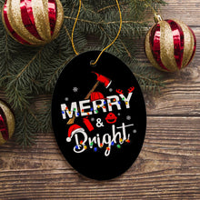Load image into Gallery viewer, Firefighter Christmas Ornament
