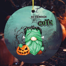 Carregar imagem no visualizador da galeria, Frankenstein Gnome Halloween Theme Ornament
