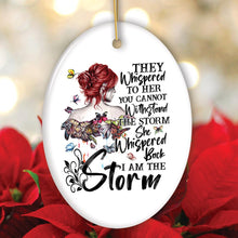 Carregar imagem no visualizador da galeria, Gypsy I am The Storm Sassy Feminist Ornament
