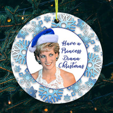 Carregar imagem no visualizador da galeria, Have a Princess Diana Christmas Ornament
