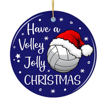 Carregar imagem no visualizador da galeria, Have a Volley Jolly Christmas Volleyball Ornament
