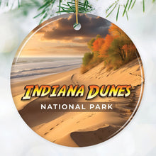 Carregar imagem no visualizador da galeria, Indiana Dunes National Park Retro Style Ornament, Indiana USA Tourist Attraction and Gift
