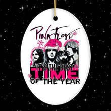 Carregar imagem no visualizador da galeria, It’s the Best Time of the Year Psychedelic Rock n Roll Christmas Ornament, Classic Rockstar Theme
