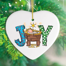 Load image into Gallery viewer, Joy Nativity Baby Jesus Ceramic Christmas Ornament

