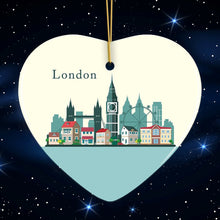 Carregar imagem no visualizador da galeria, London Ornament, England Landmark Christmas Decoration
