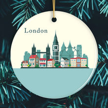 Carregar imagem no visualizador da galeria, London Ornament, England Landmark Christmas Decoration
