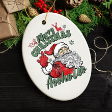 Load image into Gallery viewer, Merry Christmas A**holes Funny Santa Christmas Ornament
