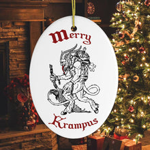 Carregar imagem no visualizador da galeria, Merry Krampus Folklore Christmas Ornament
