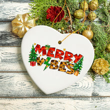 Carregar imagem no visualizador da galeria, Merry Vibes Energetic Rock Theme Christmas Ornament
