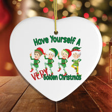 Carregar imagem no visualizador da galeria, Have Yourself a Very Golden Christmas Ornament
