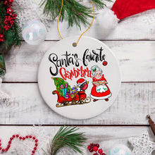 Load image into Gallery viewer, Santa’s Favorite Grandmama Christmas Ornament, Grandmother Gift
