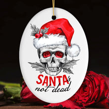 Carregar imagem no visualizador da galeria, Santa is Not Dead Skull Christmas Ornament
