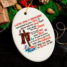 Carregar imagem no visualizador da galeria, Sentimental Heart Warming Jesus Quote Ornament, Christian Gift
