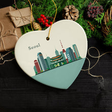 Carregar imagem no visualizador da galeria, Seoul Christmas Ornament, Capital of South Korea Christmas Decoration
