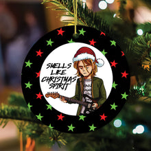 Carregar imagem no visualizador da galeria, Smells Like Christmas Spirit Rock and Roll Ornament
