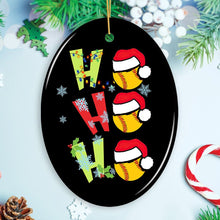 Carregar imagem no visualizador da galeria, Softball Christmas Ornament
