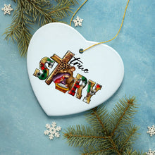 Carregar imagem no visualizador da galeria, True Story Playful and Festive Nativity Christmas Ornament, Birth of Jesus
