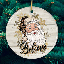 Carregar imagem no visualizador da galeria, Vintage Believe Santa Christmas Ornament
