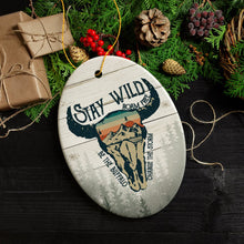 Carregar imagem no visualizador da galeria, Vintage Buffalo Wild Nature Ornament
