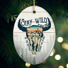 Carregar imagem no visualizador da galeria, Vintage Buffalo Wild Nature Ornament
