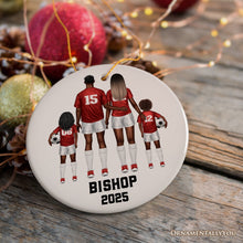 Carregar imagem no visualizador da galeria, Soccer Family Personalized Ornament, Custom Christmas Gift for Football Players and Coaches
