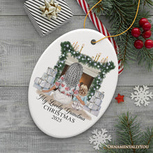 Carregar imagem no visualizador da galeria, Grandma and Grandsons Personalized Christmas Ornament, Grandmother Holiday Gift
