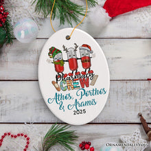 Carregar imagem no visualizador da galeria, Playful Personalized Pharmacist Crew Christmas Ornament, Customized Gift for Pharmacy with Pills
