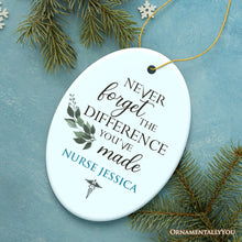 Carregar imagem no visualizador da galeria, Medical Worker Personalized Gift Inspirational Quote Ornament, Doctors, Nurses and Paramedics Keepsake
