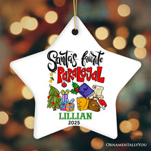 Load image into Gallery viewer, Santa's Favorite Paralegal Custom Christmas Appreciation Ornament, Personalized Legal Support Gift
