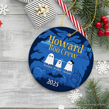 Carregar imagem no visualizador da galeria, Halloween Ghost Family Members Personalized Ornament, Cute Boo Crew Gift, Spooky Season Home Decor
