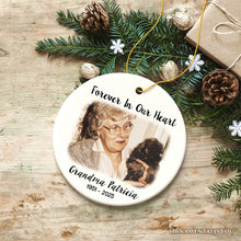Carregar imagem no visualizador da galeria, Personalized Memorial Photo Upload Ornament, In Loving Memory Death of a Loved One
