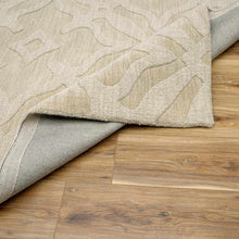 Carregar imagem no visualizador da galeria, Fyffe Embossed Beige Wool Area Rug
