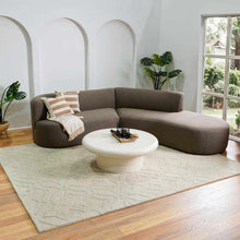 Carregar imagem no visualizador da galeria, Fyffe Embossed Beige Wool Area Rug
