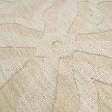 Carregar imagem no visualizador da galeria, Fyffe Embossed Beige Wool Area Rug
