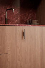 Load image into Gallery viewer, Dark Bronze &quot;Facet&quot; Drawer Pulls
