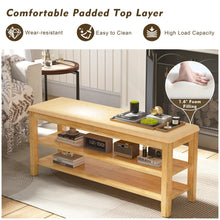 Carregar imagem no visualizador da galeria, Featured Upholstered Storage Bench
