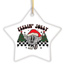 Cargar imagen en el visor de la galería, Feelin Jolly Retro Disco Christmas Ornament
