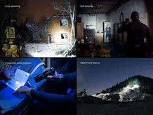 Carregar imagem no visualizador da galeria, Fenix TK35R Rechargeable High-Performance Tactical Flashlight with UV Output
