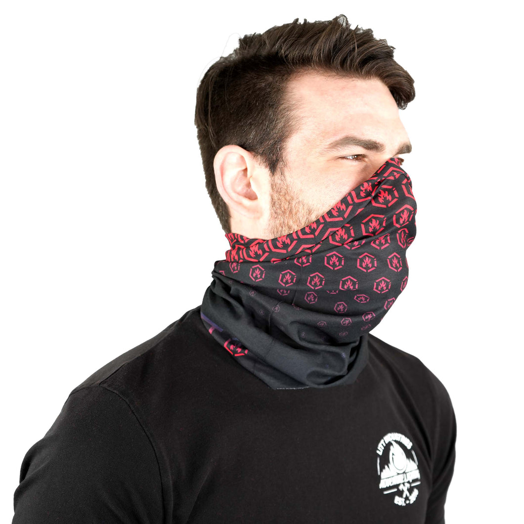 Neck Gaiter- Repeater Fade - Red