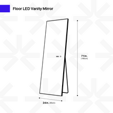 Cargar imagen en el visor de la galería, Floor LED Vanity Mirror

