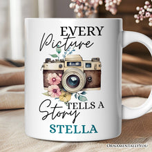 Carregar imagem no visualizador da galeria, Vintage Photography Personalized Mug, Custom Gift with Name for Photographers

