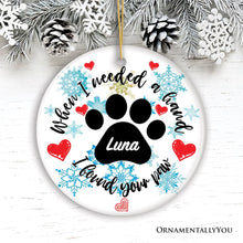 Carregar imagem no visualizador da galeria, Personalized Dog Paw Ornament
