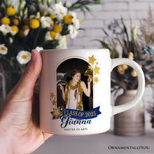 Carregar imagem no visualizador da galeria, Graduation Photo Upload Personalized Mug, Prom Party Custom Gift with Name
