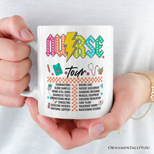 Carregar imagem no visualizador da galeria, Nurse Life Tour Personalized Mug, Medical Worker Custom Gift with Name
