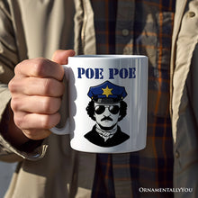 Carregar imagem no visualizador da galeria, Police Edgar Allan Poe Poe Personalized Mug, Funny Gift with Custom Name
