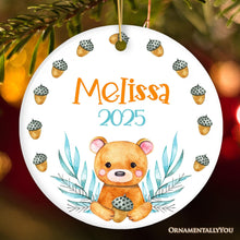 Carregar imagem no visualizador da galeria, Baby Bear Personalized Ornament
