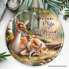 Carregar imagem no visualizador da galeria, Bambi A Life in the Woods Ornament, Children Story Christmas Gift and Decor
