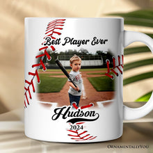 Load image into Gallery viewer, Baseball Personalized Picture Mug Gift, Photo Upload Team, Player and Coaches Gift
