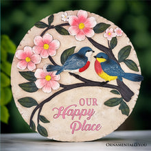 Carregar imagem no visualizador da galeria, Blossoming Songbirds Positivity Stepping Stone, 9.5&quot; Happiness Garden Decoration and Support Gift
