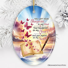 Load image into Gallery viewer, Blueprint in Mind, Heart and Soul Ornament, Heavenly Christmas Memorial Gift
